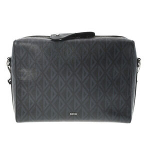 CHRISTIAN DIOR Lango Messenger Bag Black